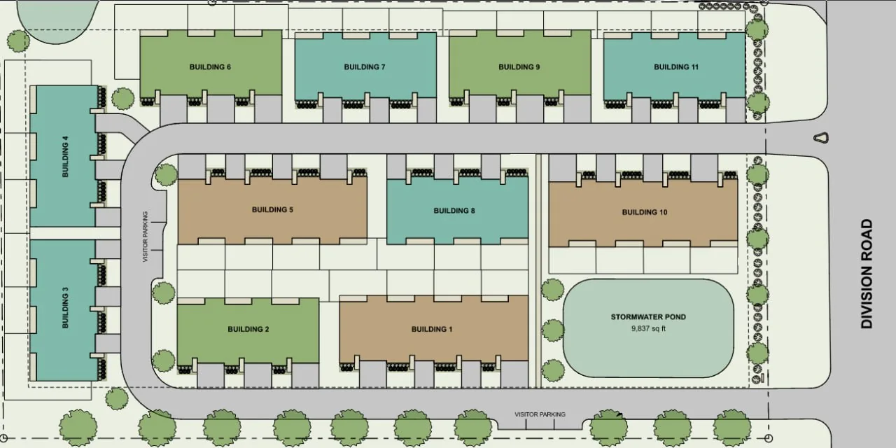 The Carillon at Germantown site plan