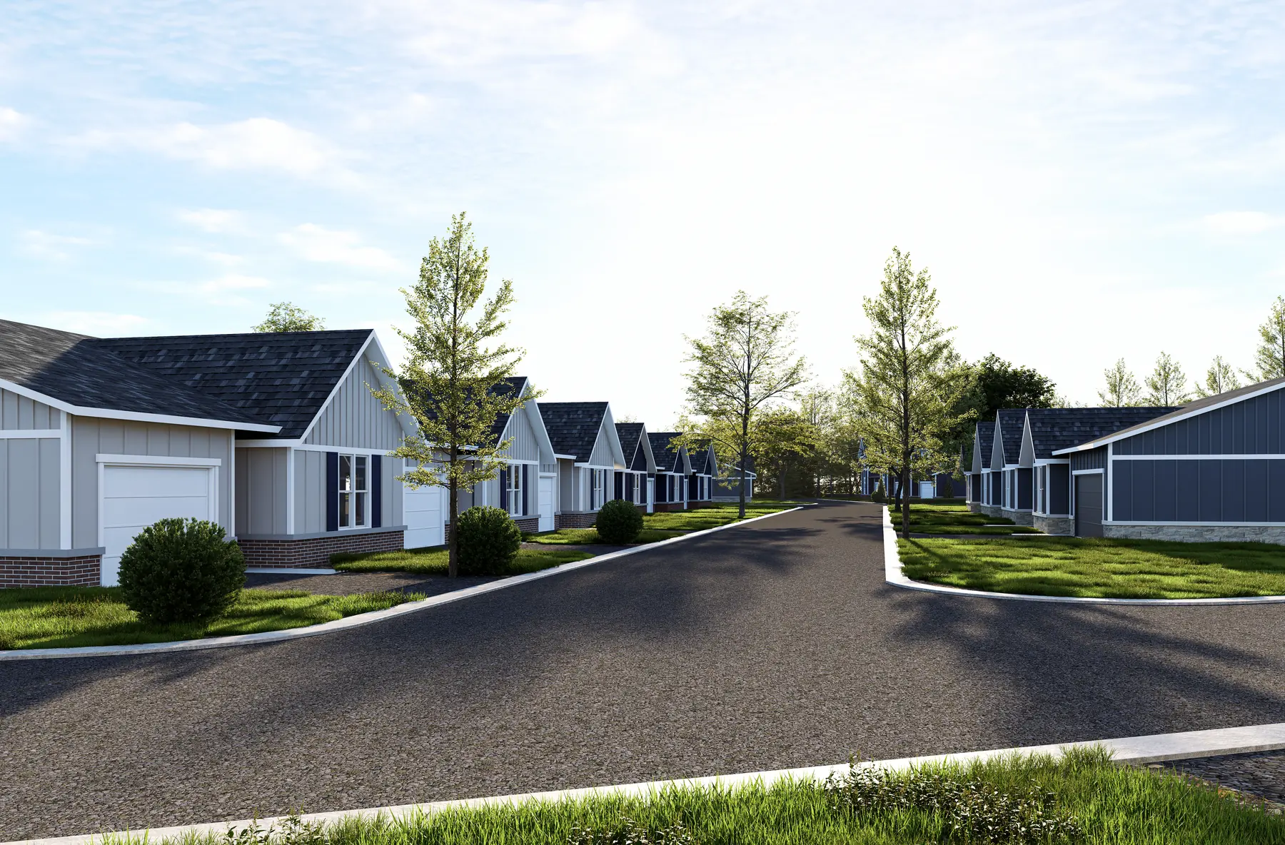 Bedroom rendering at The Carillon at Grafton